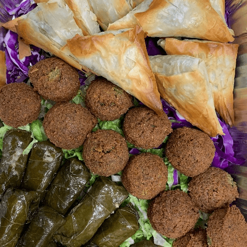 Vegetarian Combo Tray.