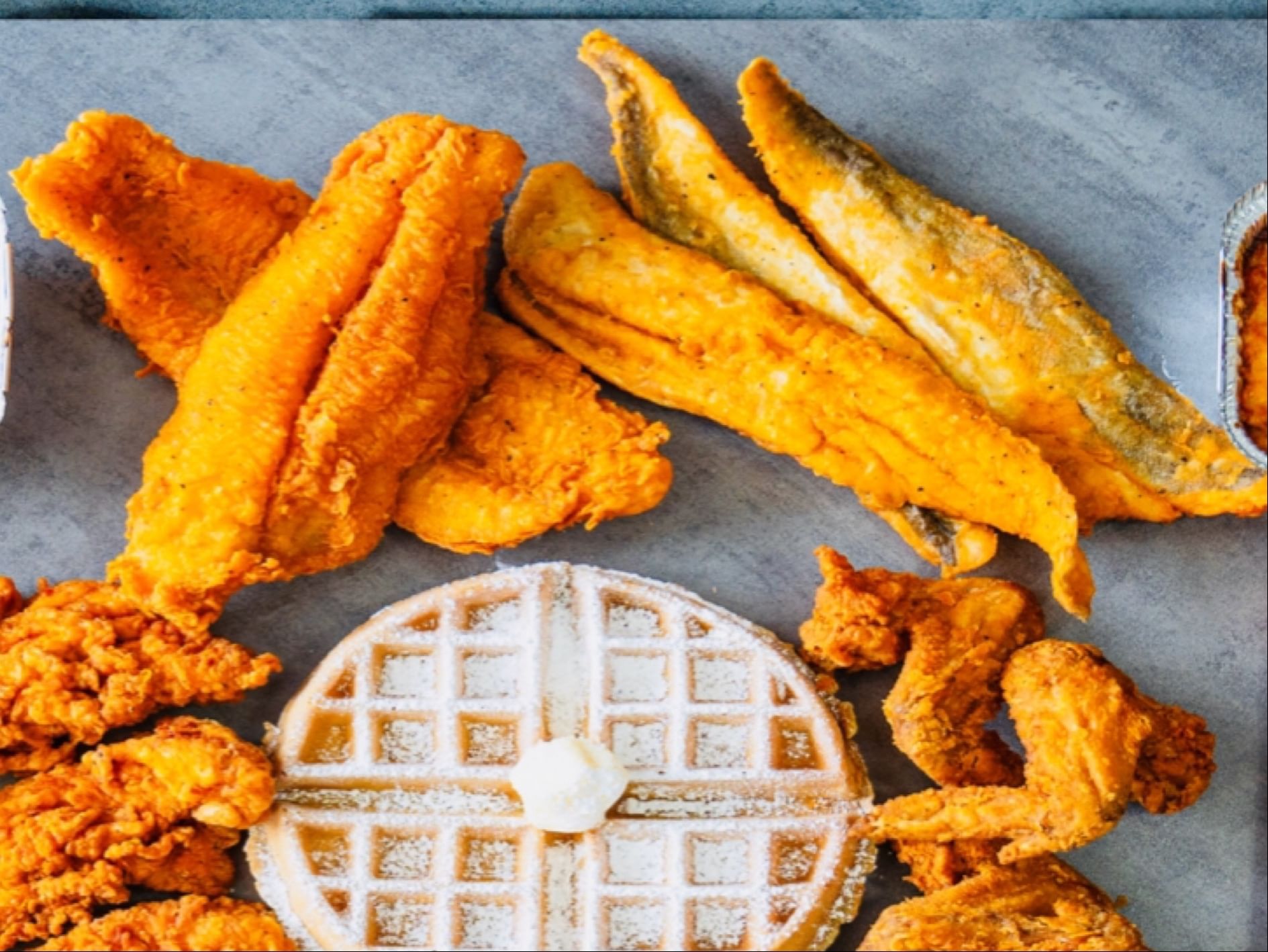 5 Catfish & 1 Waffle.