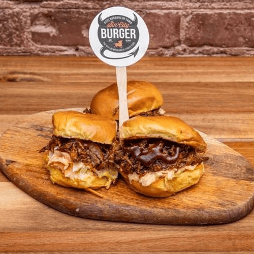 3 Pulled Ribeye Sliders