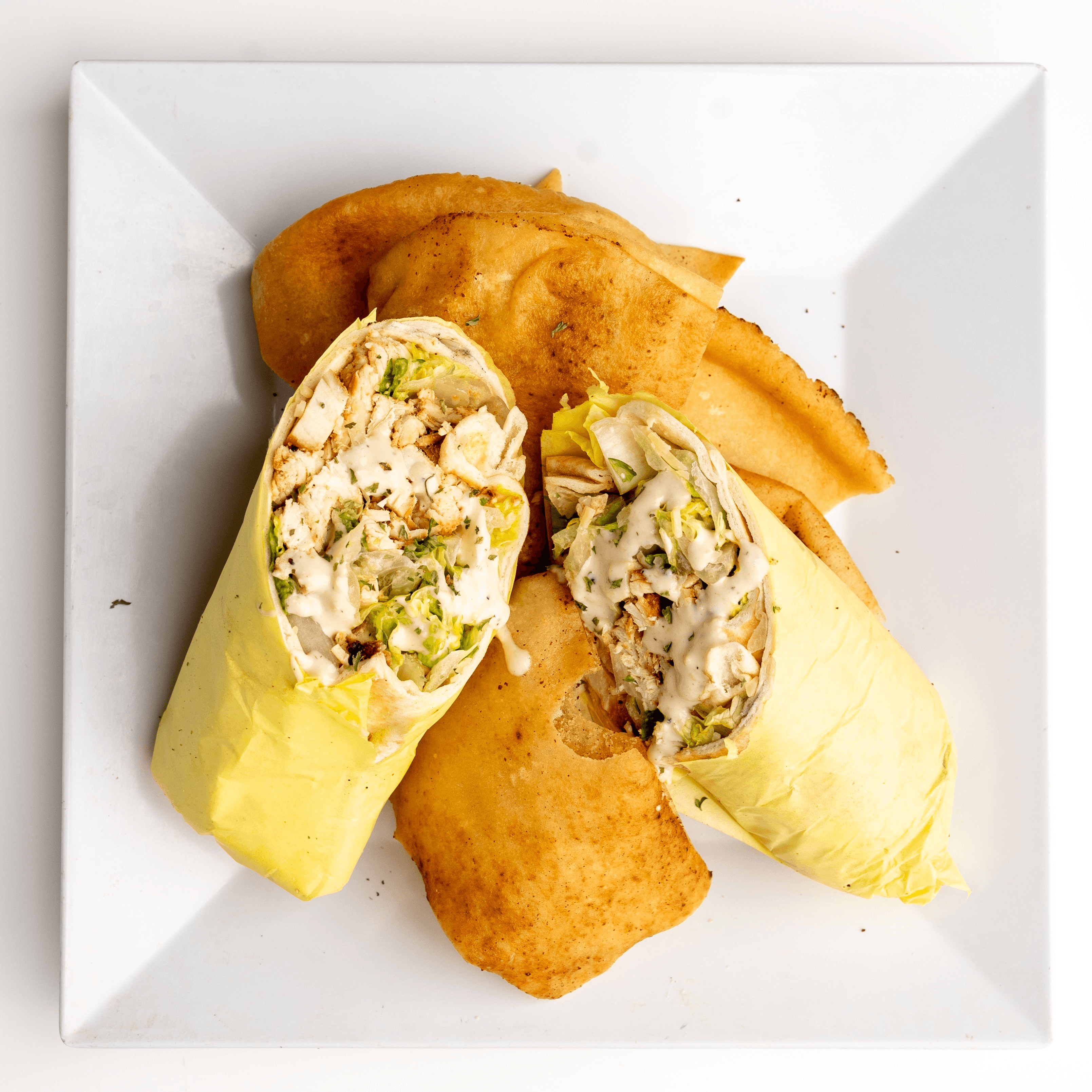 Grilled Chicken Caesar Sandwich.