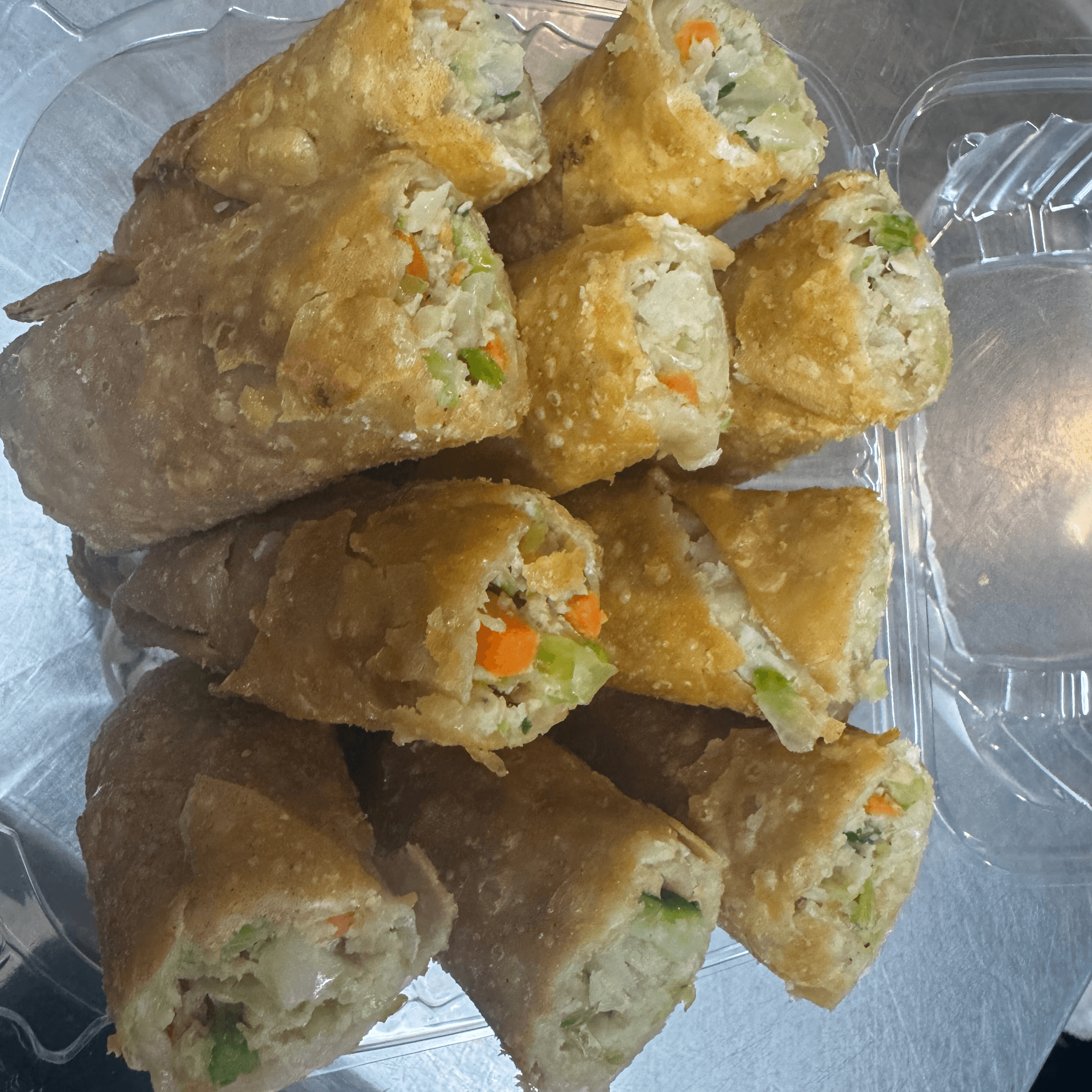 Pork & Veggie Egg Roll Tray.