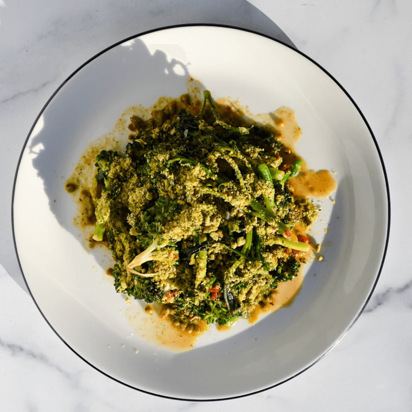 Sprouting Broccoli w/Calabrian Chili Butter