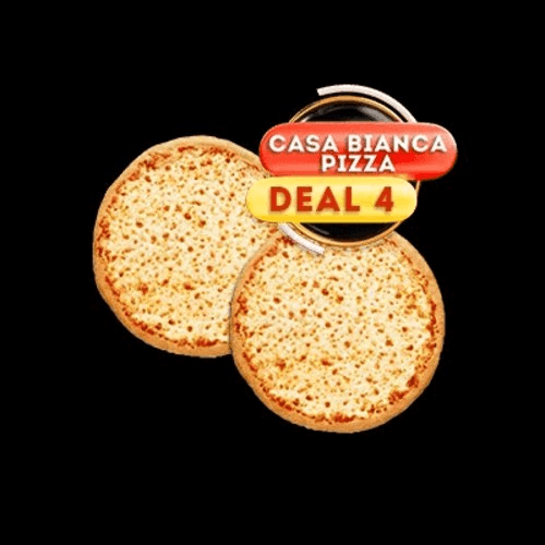 2 Large Cheese Pizzas.