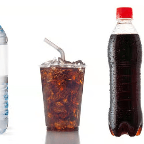 Assorted Soft Drinks.