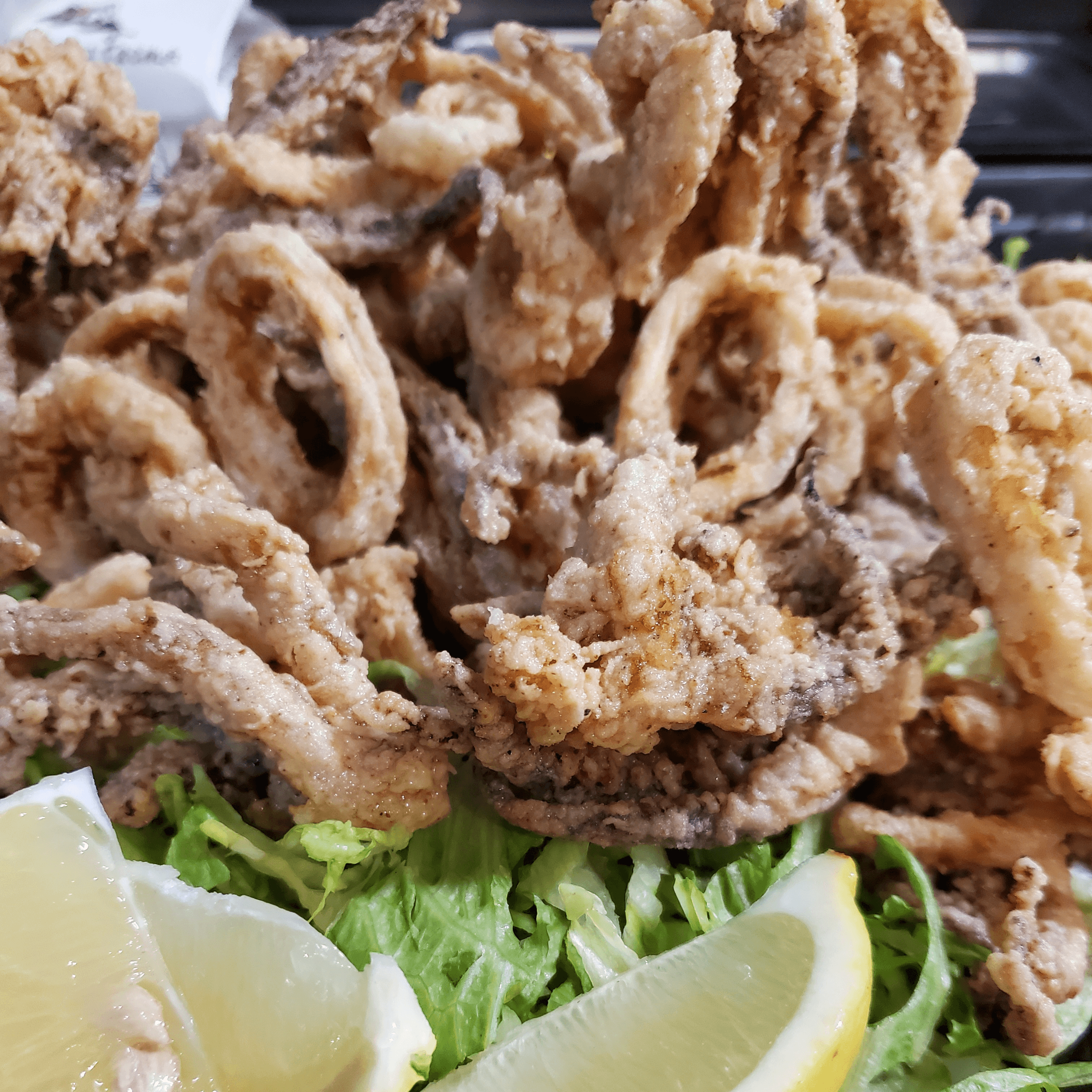 Golden Calamari Large.