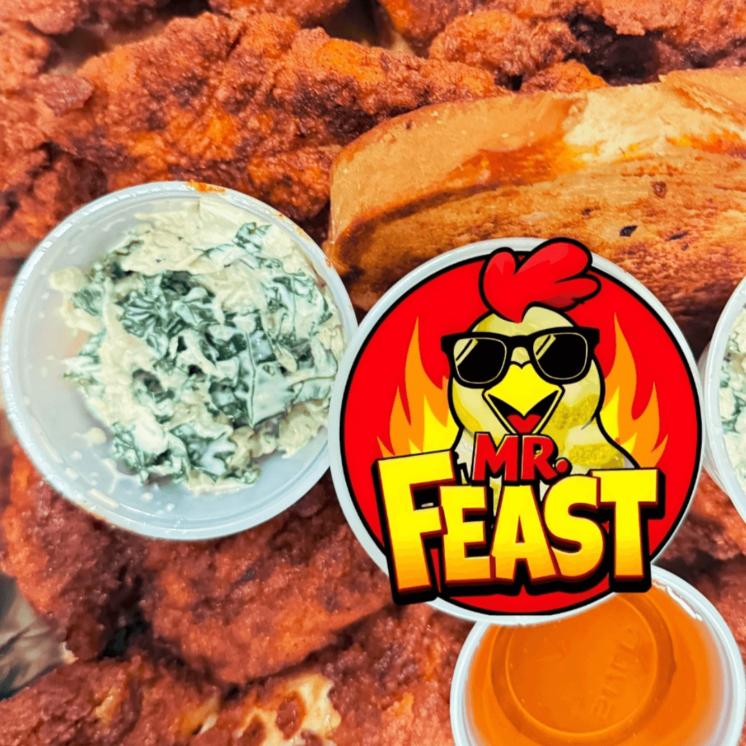 MR Feast 20 bites with fries.