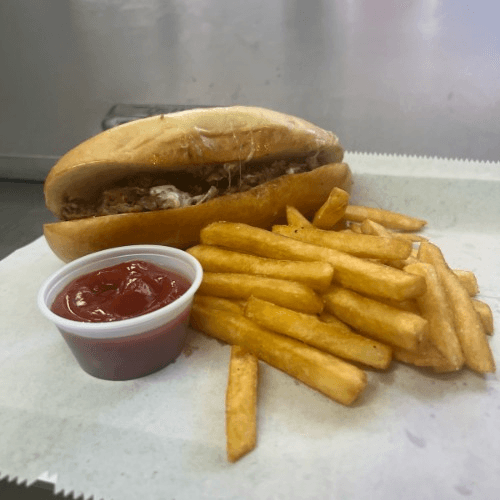 #5 Philly Cheesesteak Combo.