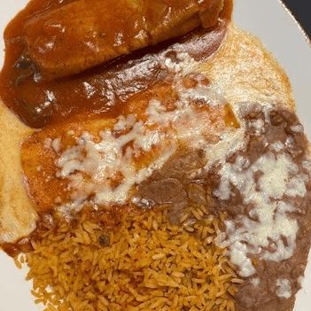 C. One Cheese Enchilada & One Chicken Tamal Combo.