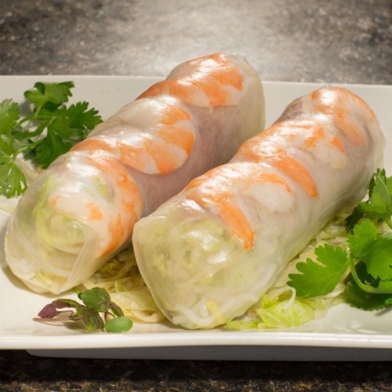 Fresh Vietnamese Goi Cuon Rolls and More