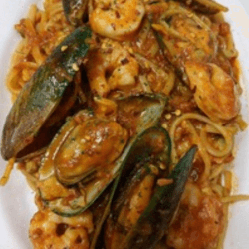 Shrimp, Clams & Mussels Fra Diavolo