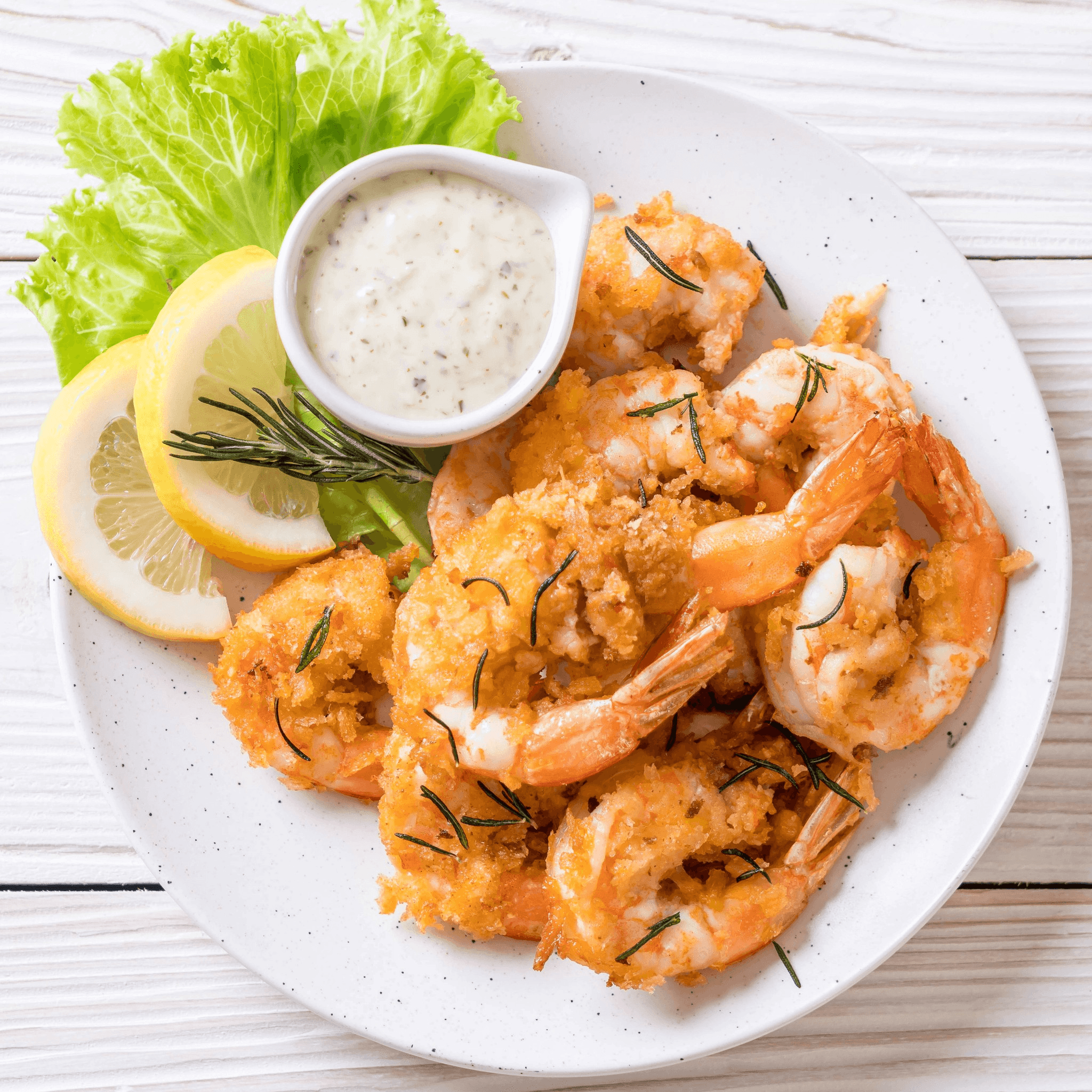 Fried Shrimp Platter.