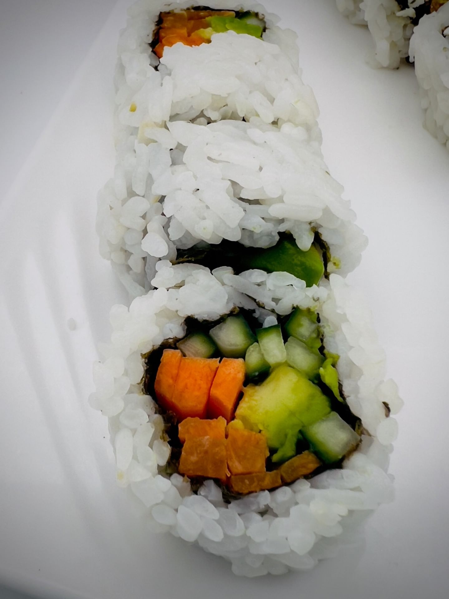 (Off) Veggie roll.