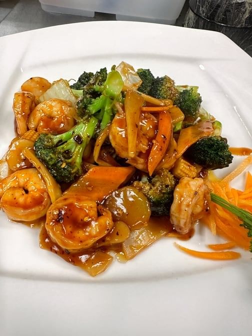Shrimp Broccoli.