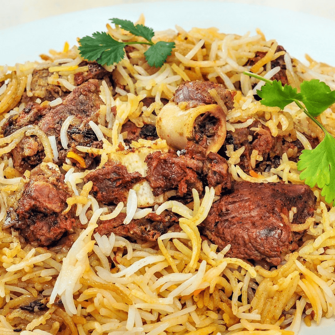 BoGo Avakkai Goat Biryani.