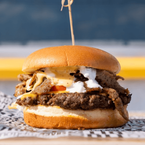 Gyro Student Burger.