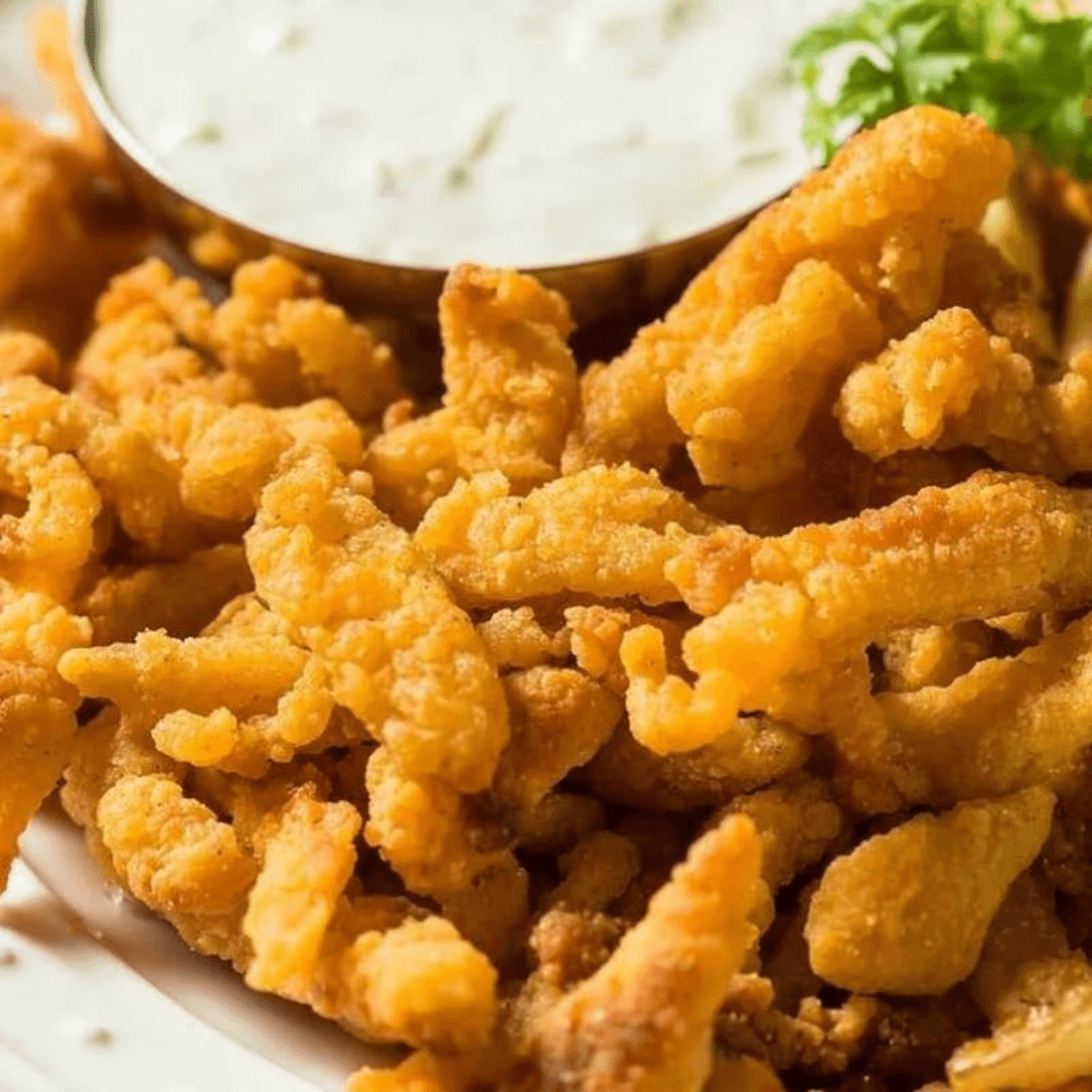 Clam Strips Basket.