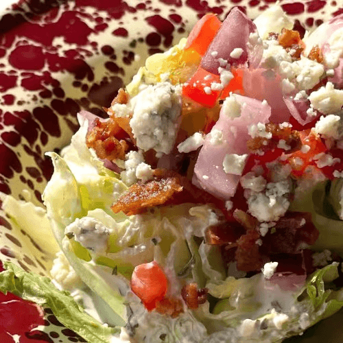 Blue Cheese Wedge Salad.
