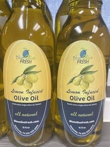 Lemon Infused Extra Virgin Olive Oil.