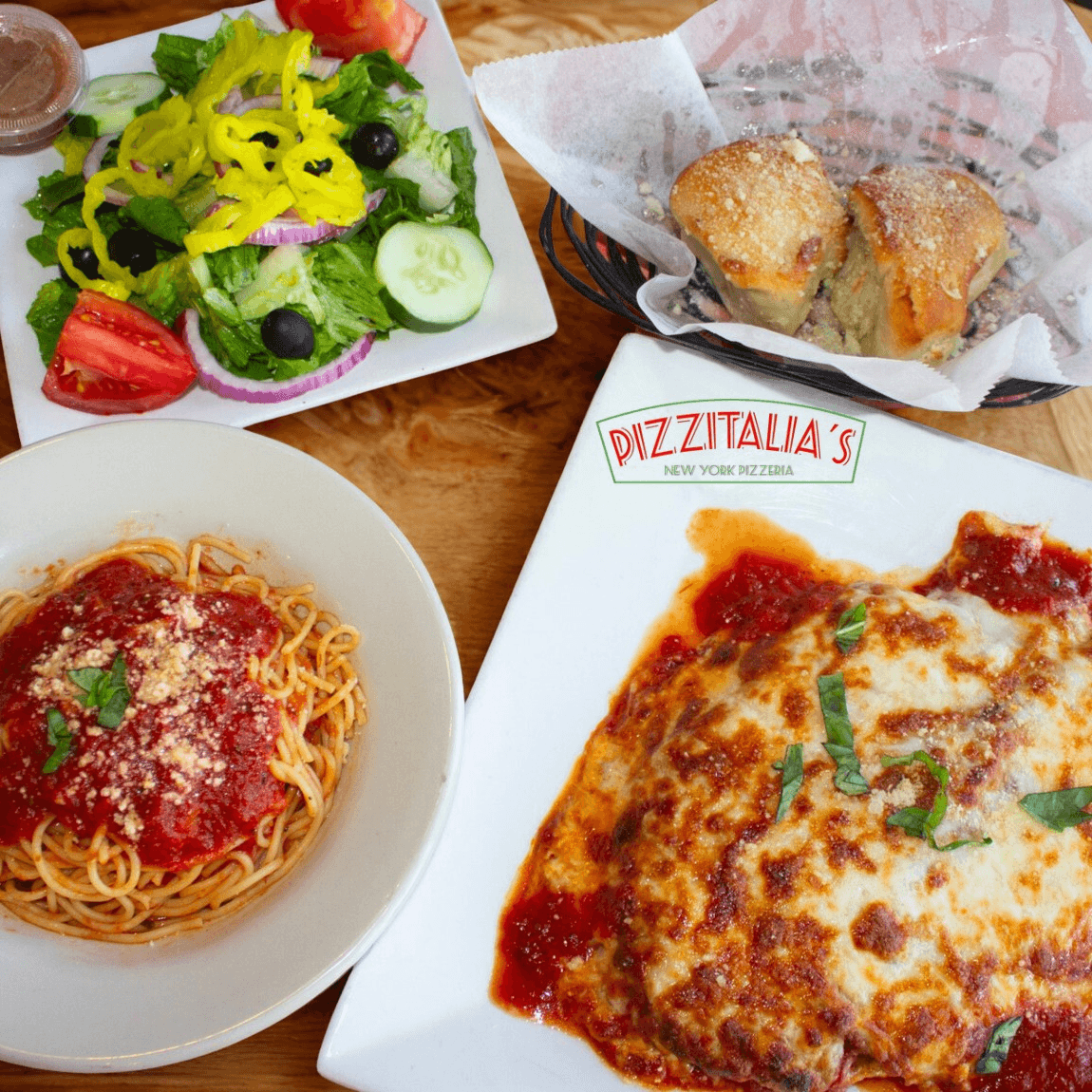 Chicken Parm Dinner.
