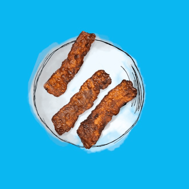 MyBacon - Mycelium Meatless Bacon.