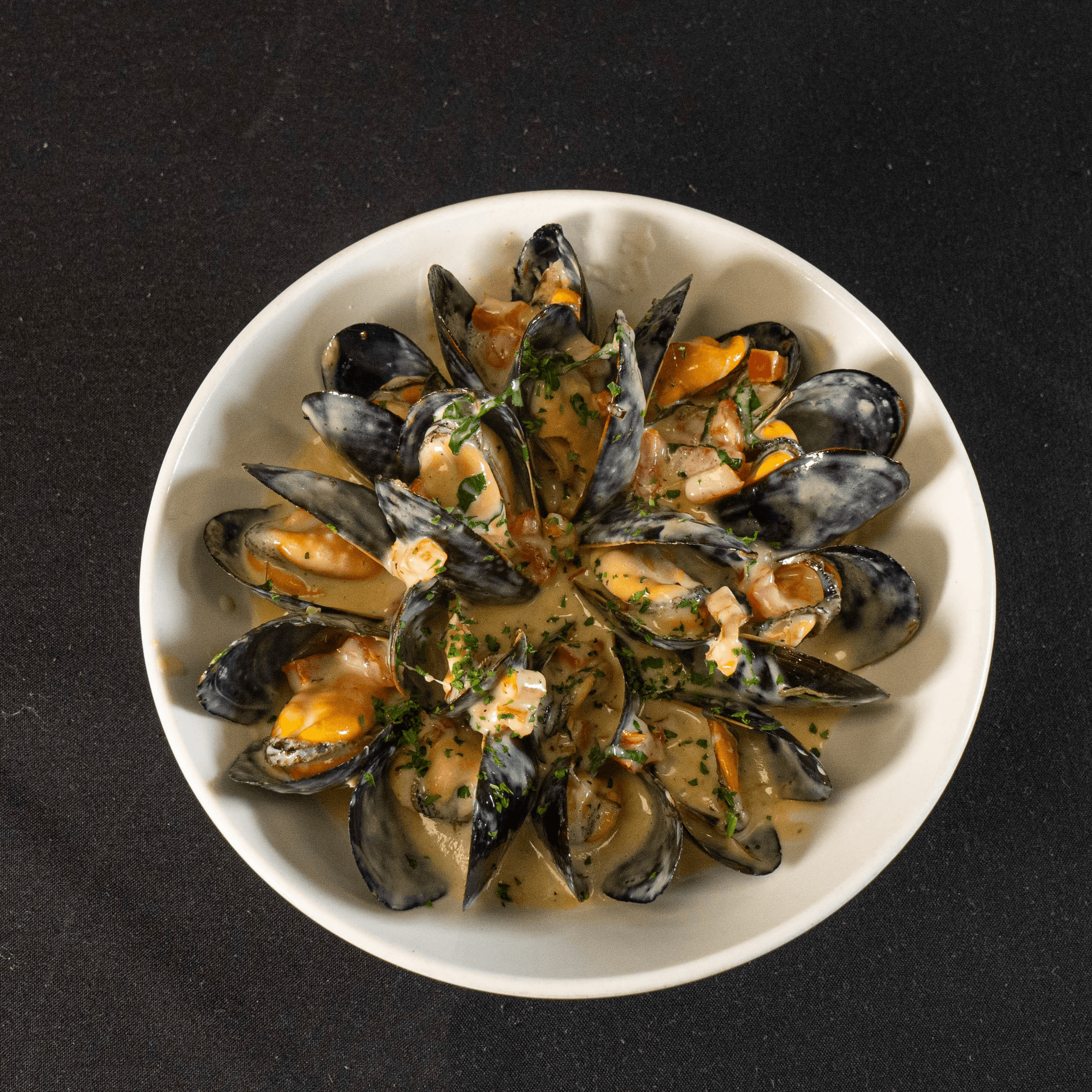 P.E.I. Mussels.