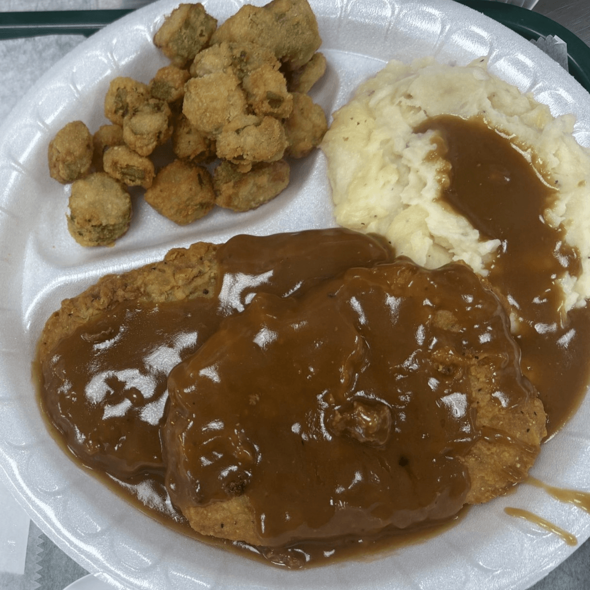 Country Fried Steak Dinner.