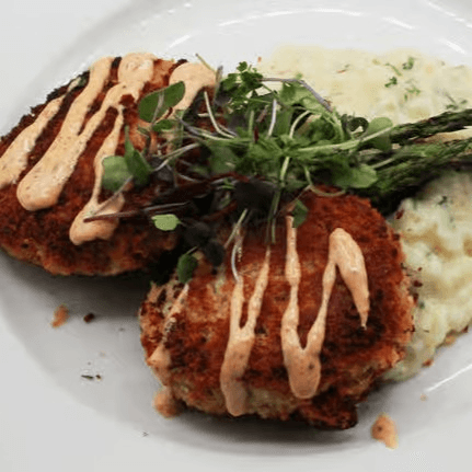 Crab Cakes.