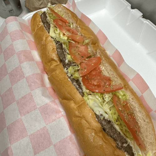Cheeseburger Sub (Small 11").