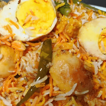 Egg Biryani.