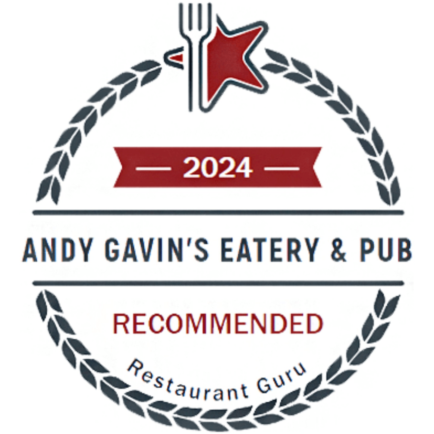 Recognized as Restaurant Guru's 2024 Recommended.