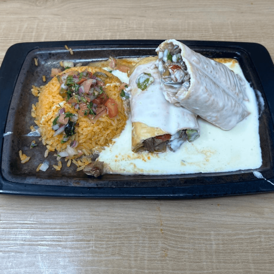 Mamas Fajita Chimichanga.