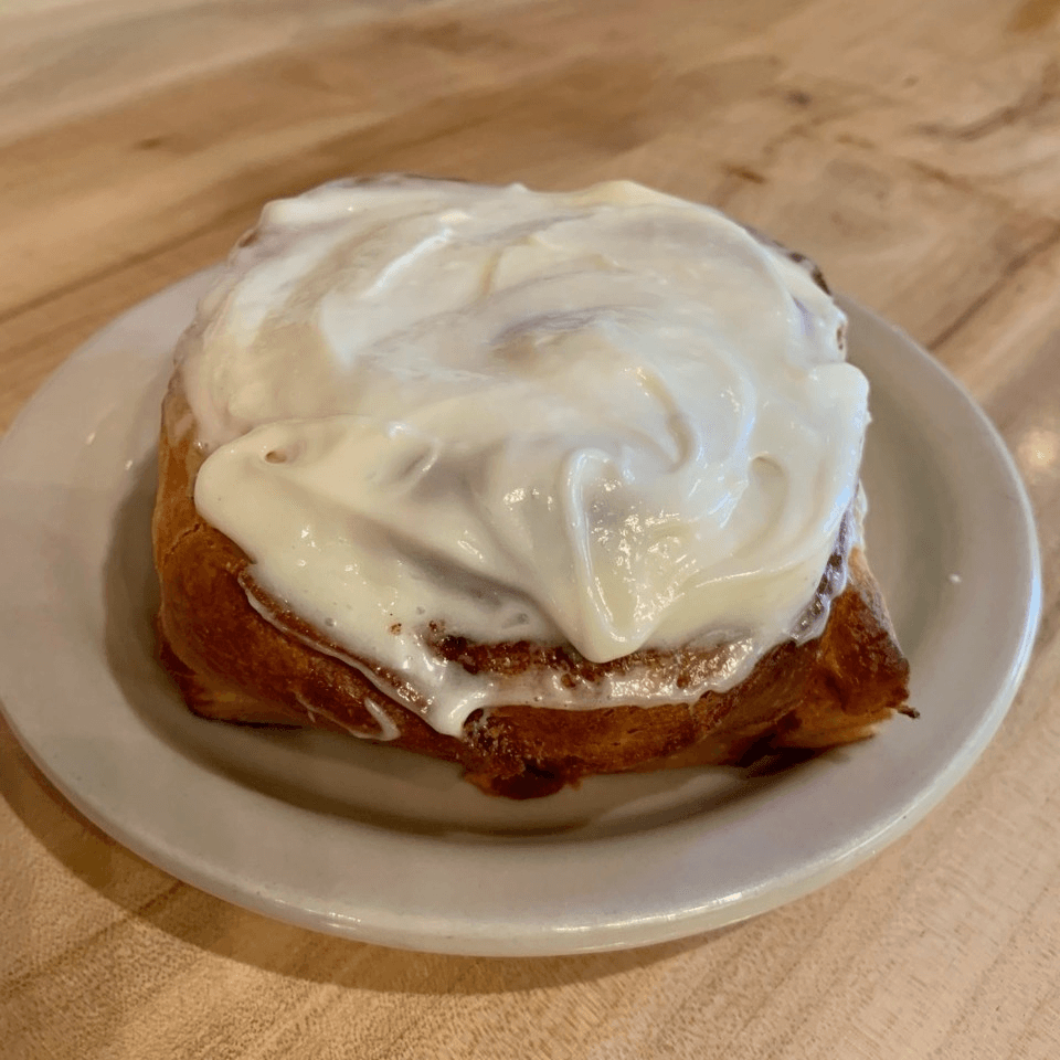 Jumbo Cinnamon Roll.