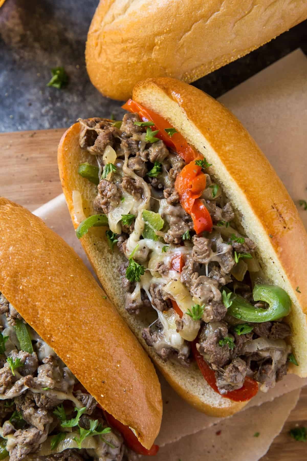 Spicy Beef Cheese Steak.