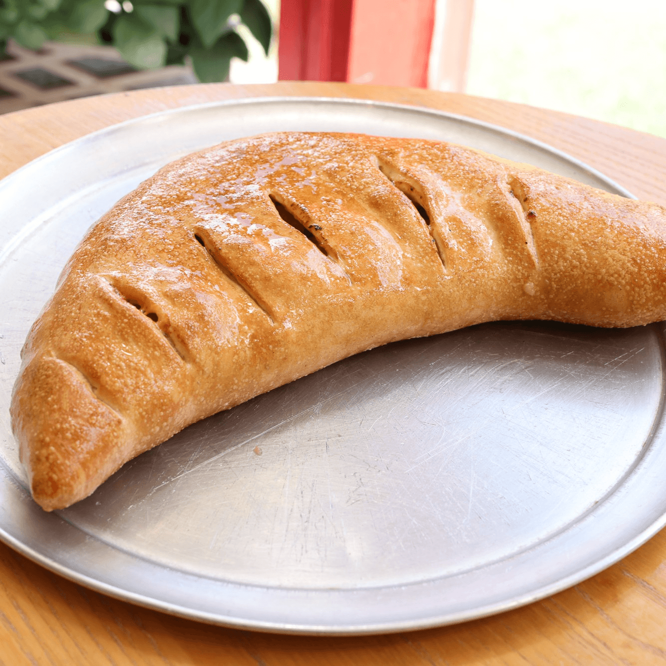 BBQ Chicken Pizza Calzone.