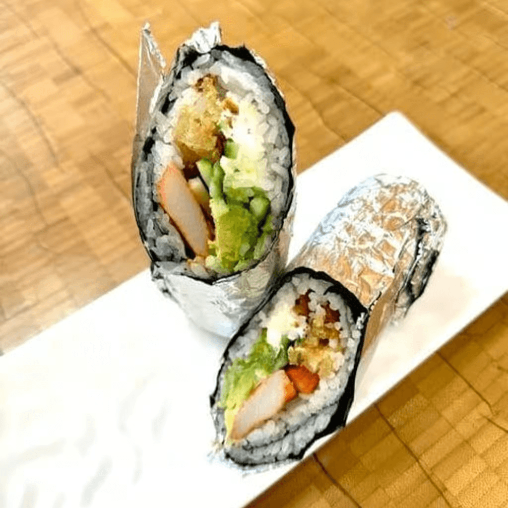 Crab Monster Burrito.