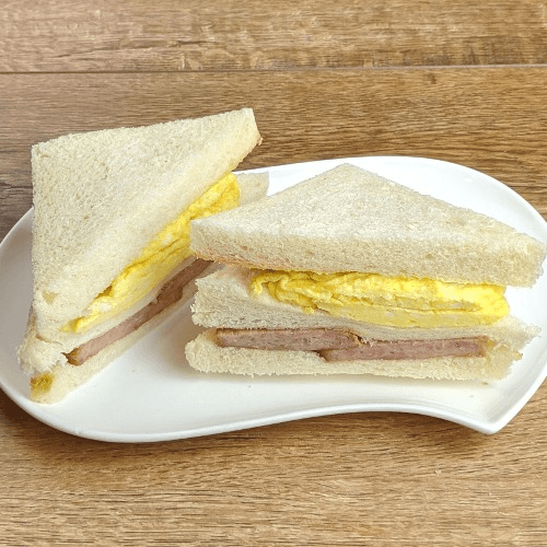 Spam and Egg Sandwich