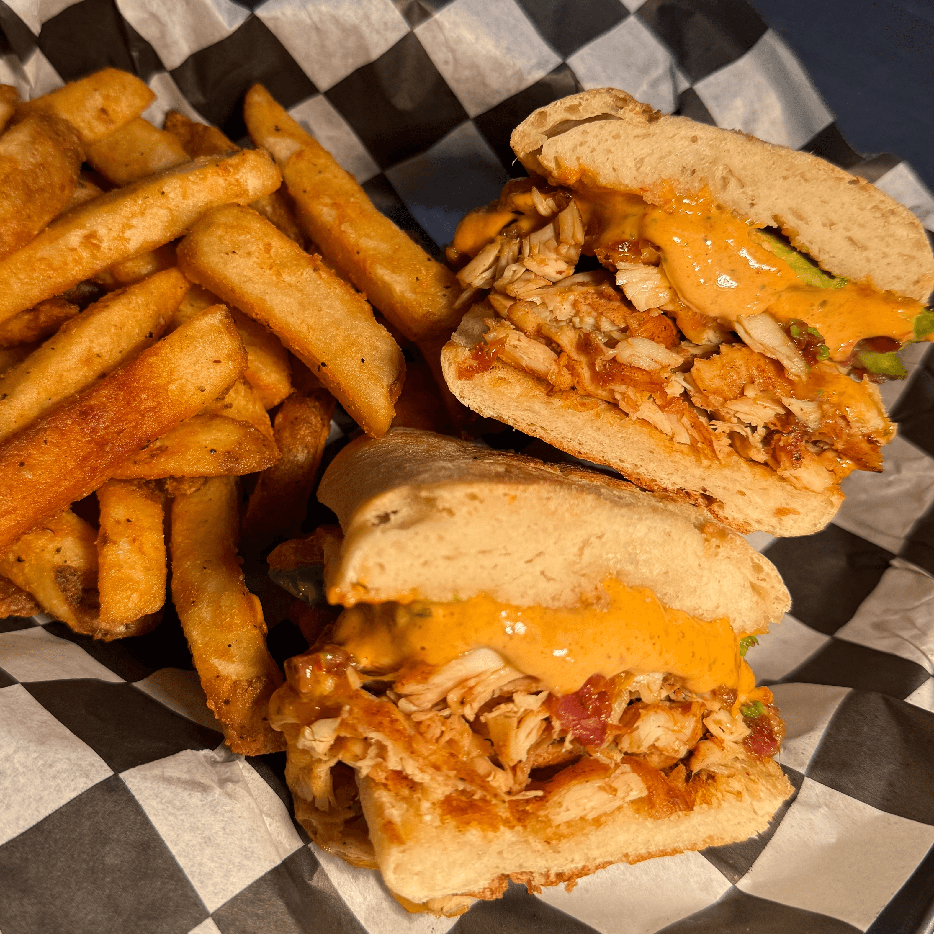 Chipotle Chicken Press.