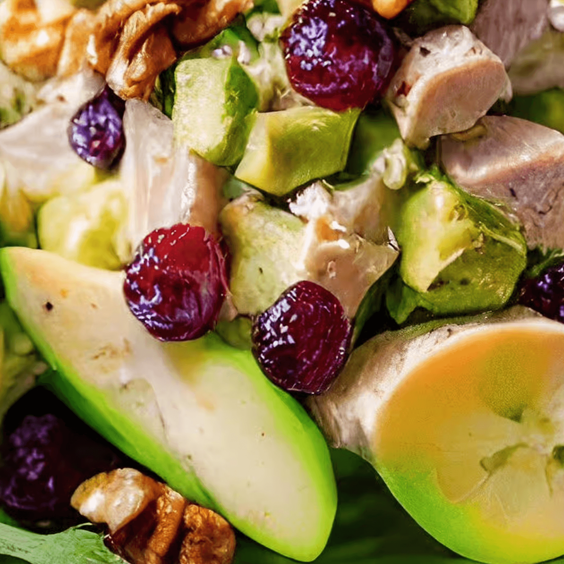 Large Waldorf Avocado Salad.