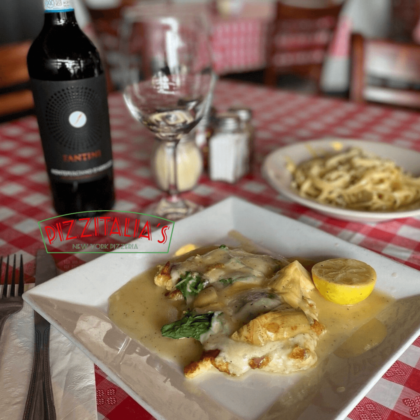 Chicken Florentine.