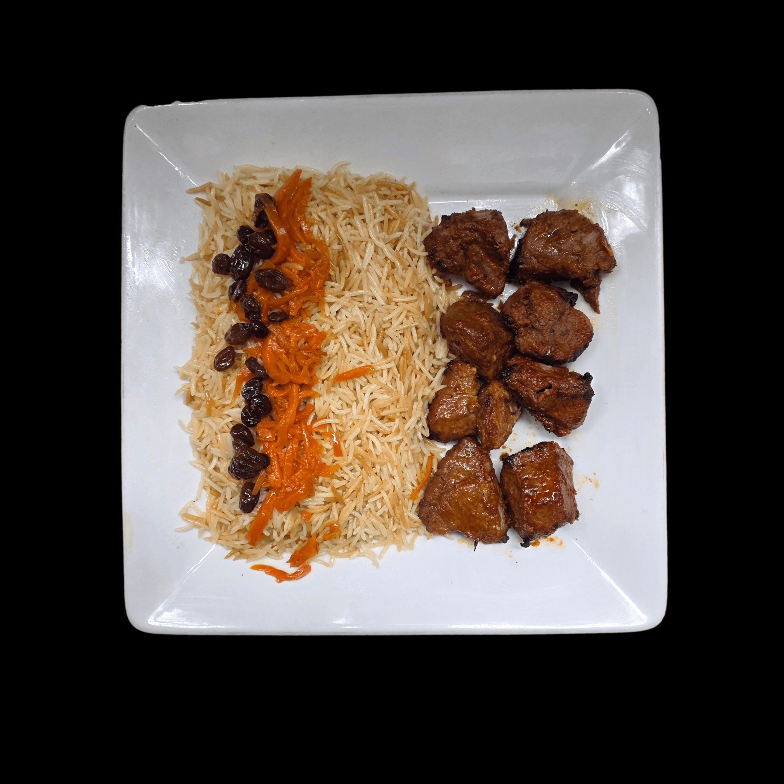 Khorasan Lamb Kabab Platter.