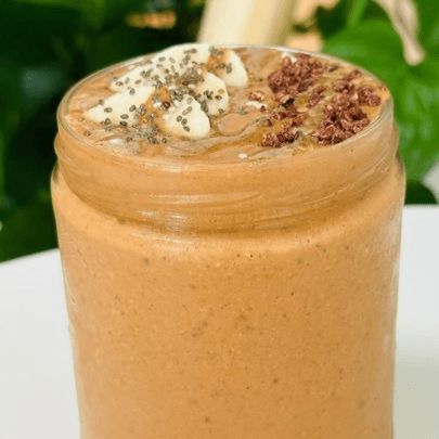 Chocolate Protein Smoothie.