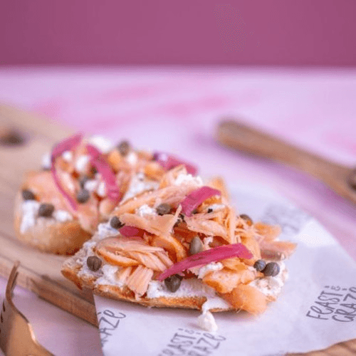 Salmon Toast.
