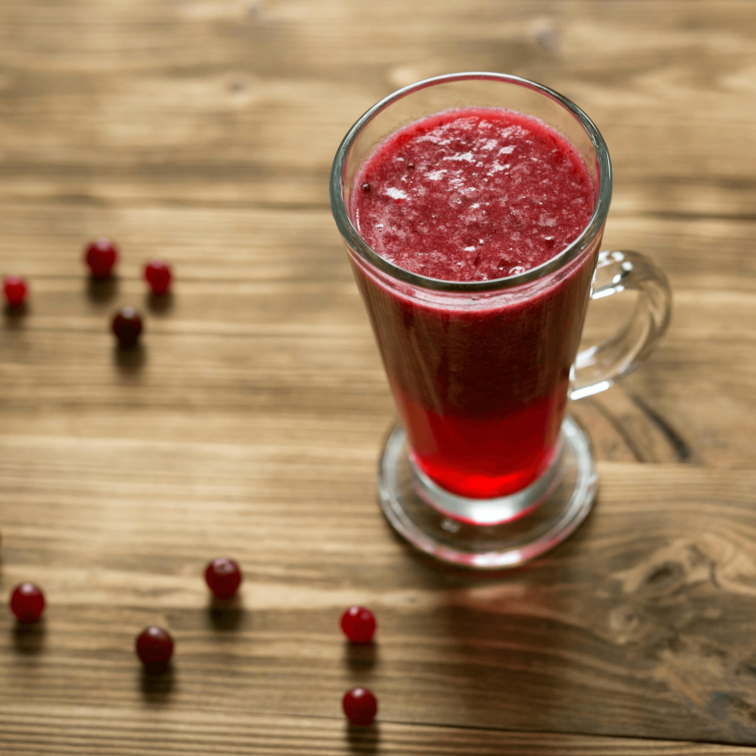Carnberry Juice and Sparkling Water.