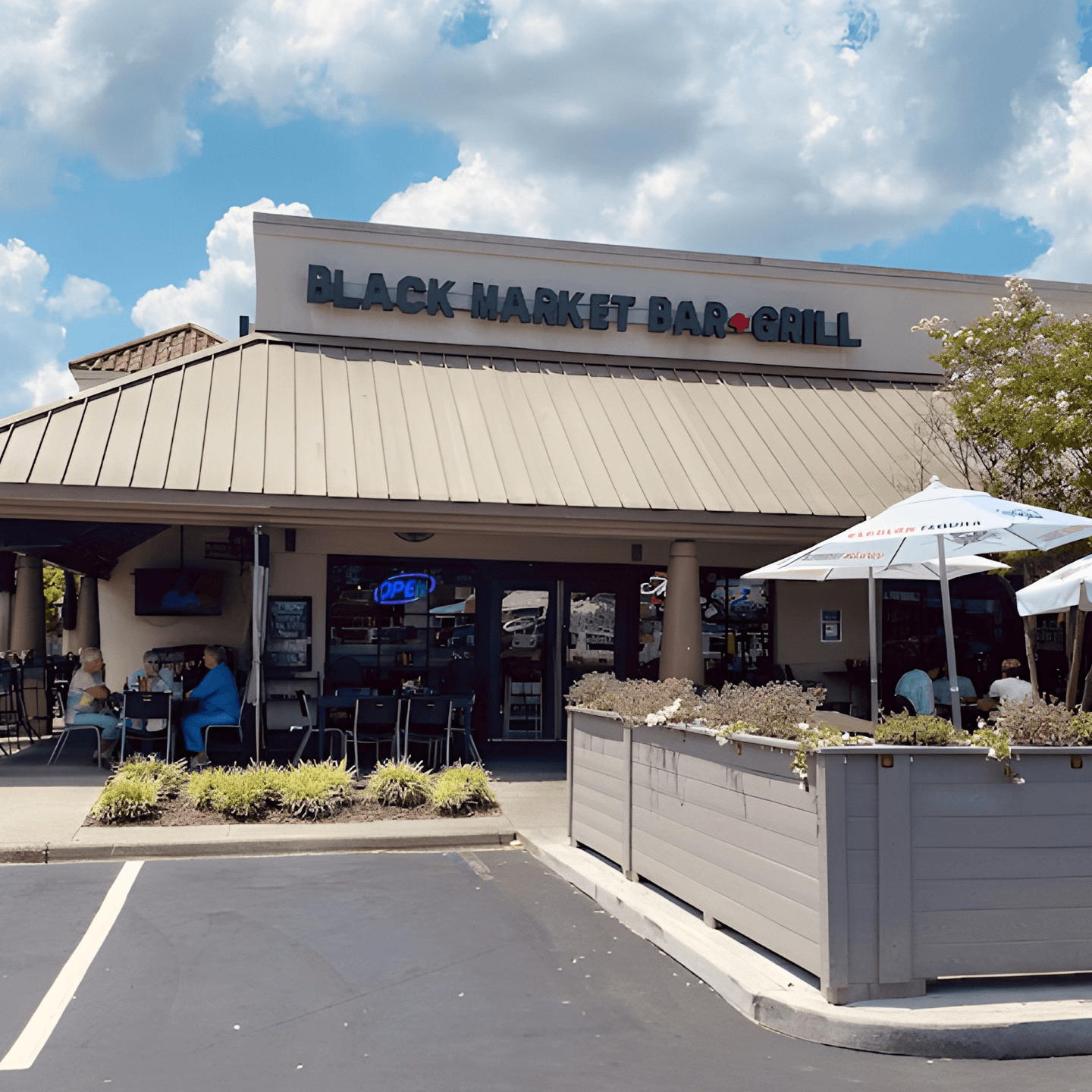 Welcome to Black Market Bar & Grill 🏡