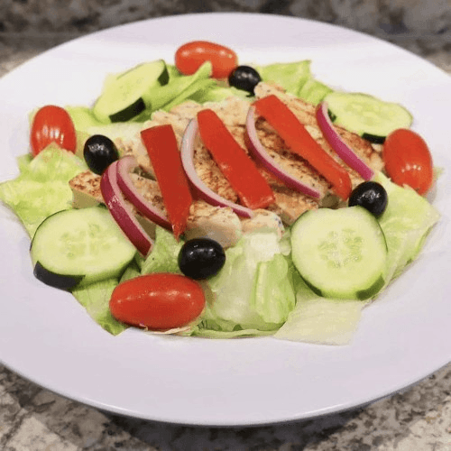 Chicken Strip Salad.