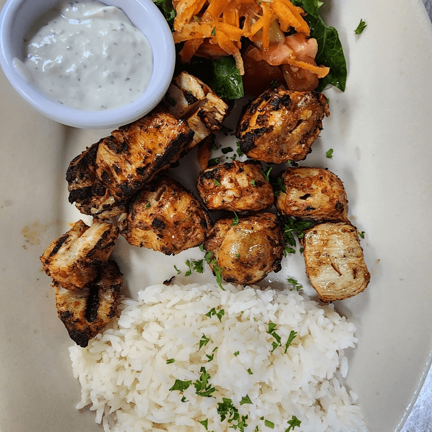 Savor the Chicken Shish Kebab Meal