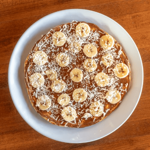 Nutella Banana Coconut Pie.