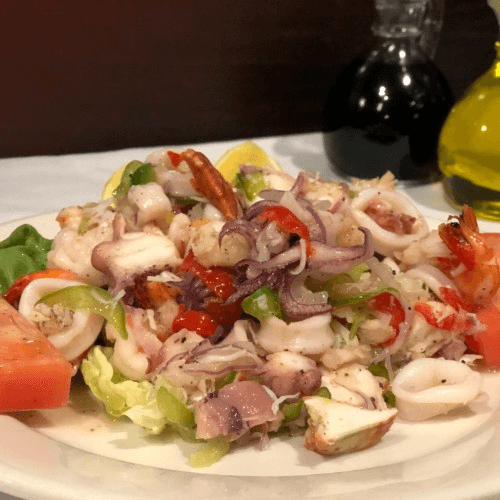 Seafood Salad Entree.