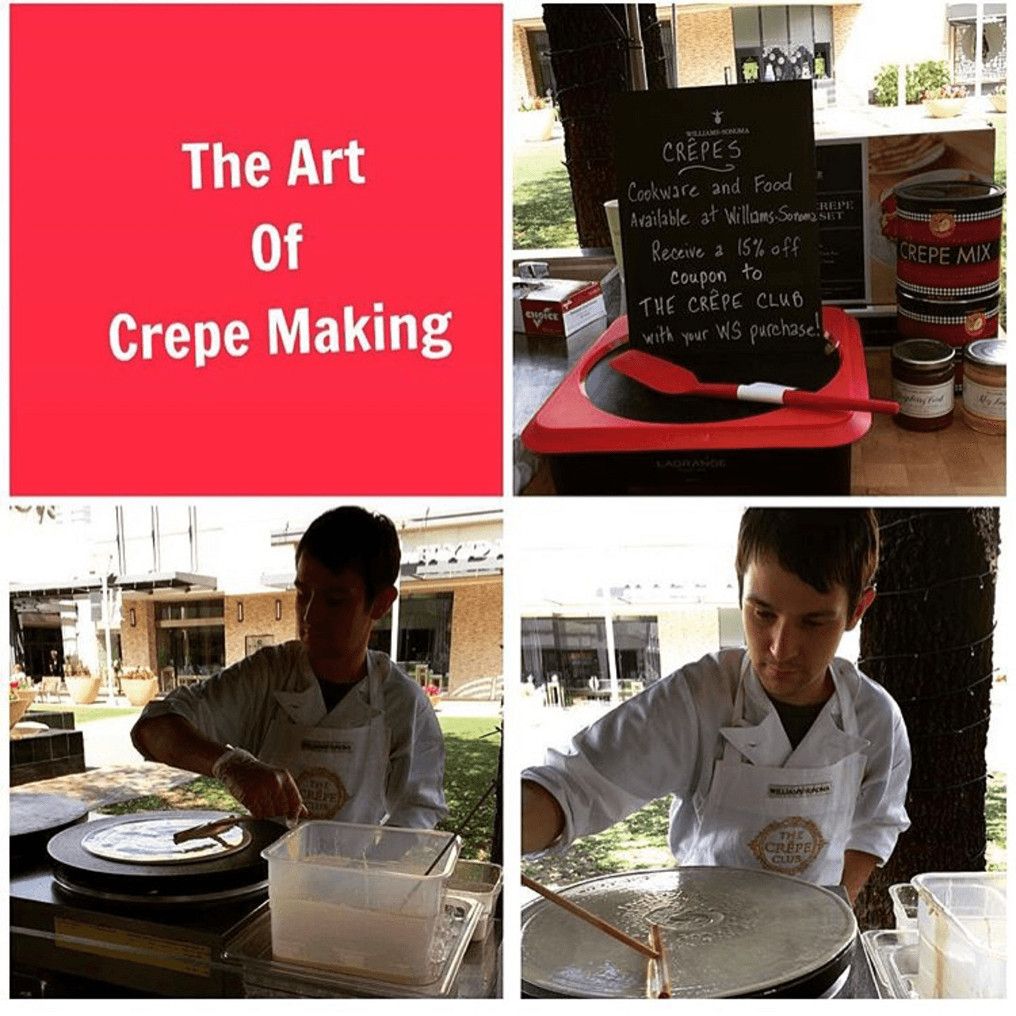 Williams Sonoma Crepe Event