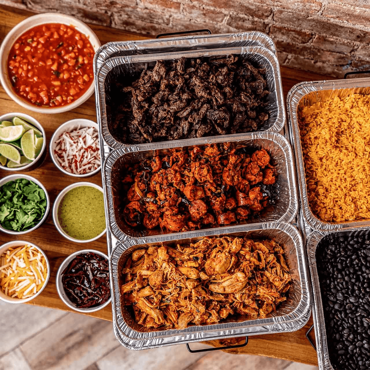 Nacho Bar (Serves 10).